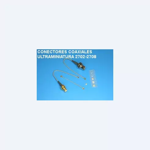 Coaxial conectors ultraminiature 2702-2708
