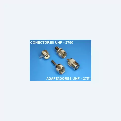 Conectors UHF 2750, adaptors UHF 2751