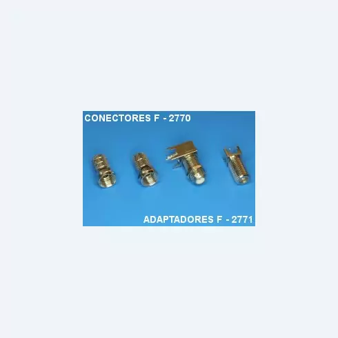 Conectors F 2770, adaptor F 2771