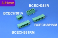 3.81 mm Ref BCECH381V, BCECH381R, BCECH381RM, BCECH381VM