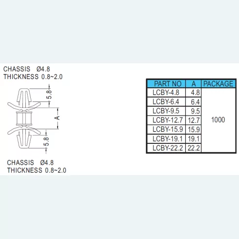 Spacer Support LCBY