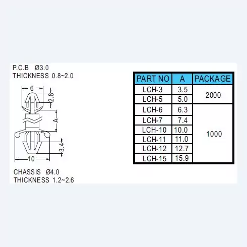 Spacer Support LCH