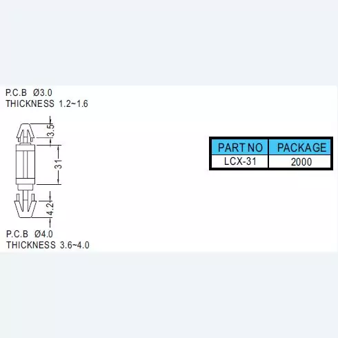 Spacer Support LCX