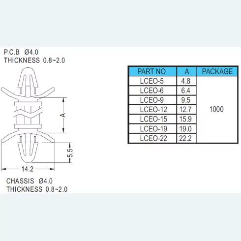 Spacer Support LCEO