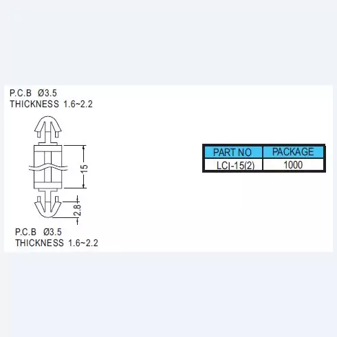 Spacer Support LCI-15(2)