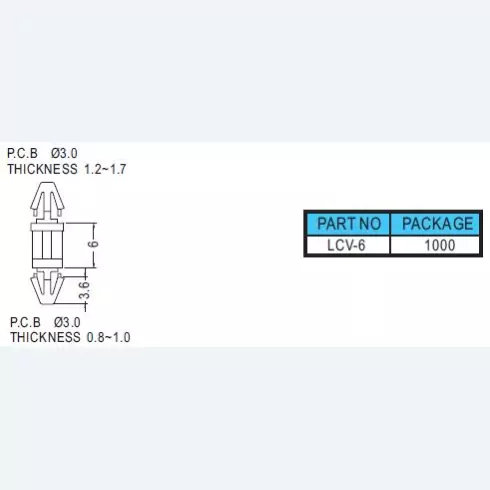 Spacer Support LCV