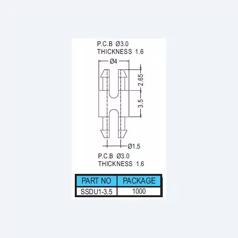 Spacer Support SSDU1, DMSS