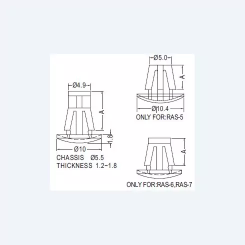 Spacer support RAS