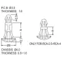 Spacer support RCA