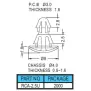 Spacer support RCA