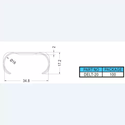Cable mount DELT-20