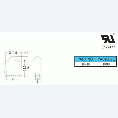 Capacitor cover HU-10