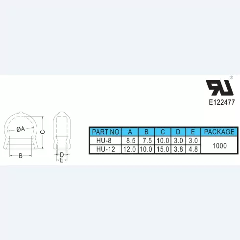 Capacitor cover HU-8, HU-12