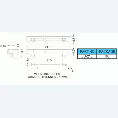 Card Guide CG-218