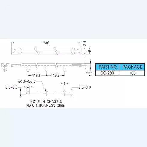 Card Guide CG-280