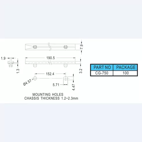 Card Guide CG-750
