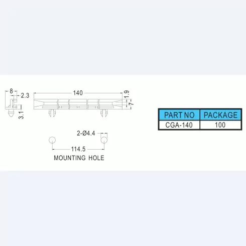 Card Guide CGA-140