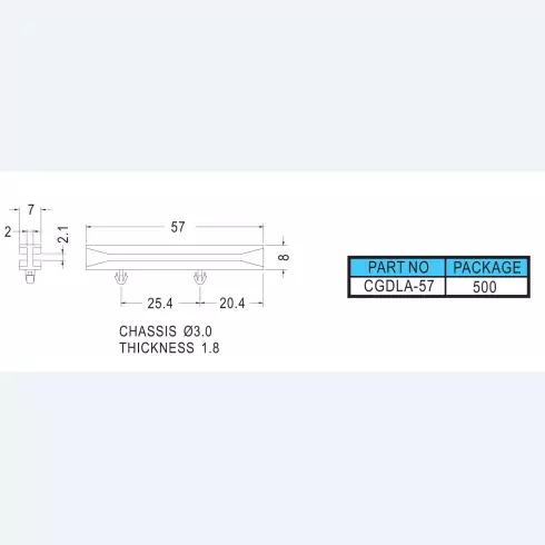 Card Guide CGDLA-57