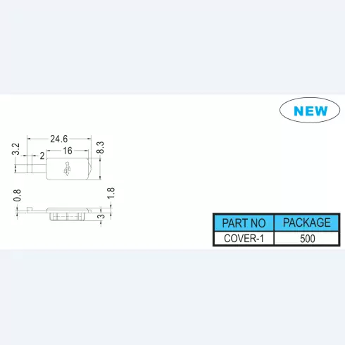 Connector cover COVER-1