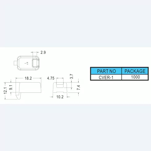 Connector cover CVER-1