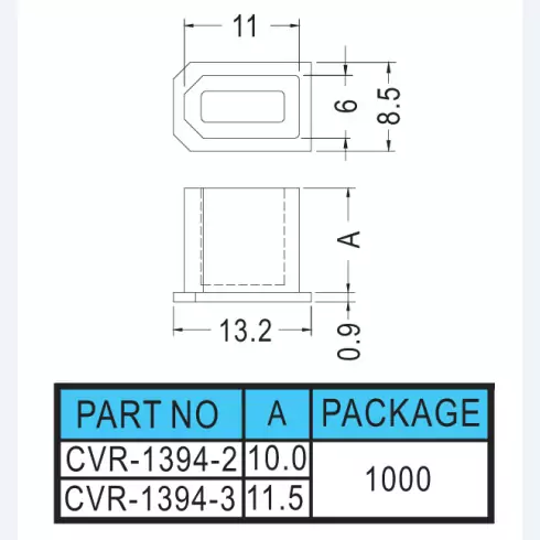 Connector cover CVR-1394