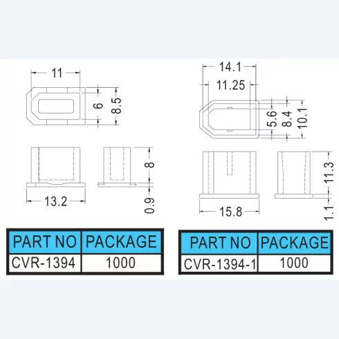Connector cover CVR-1394