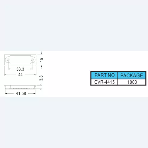Connector cover CVR-4415