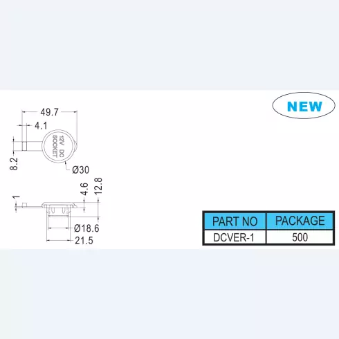 Connector cover DCVER-1