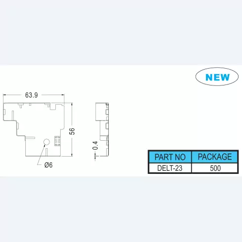 Connector cover DELT-23