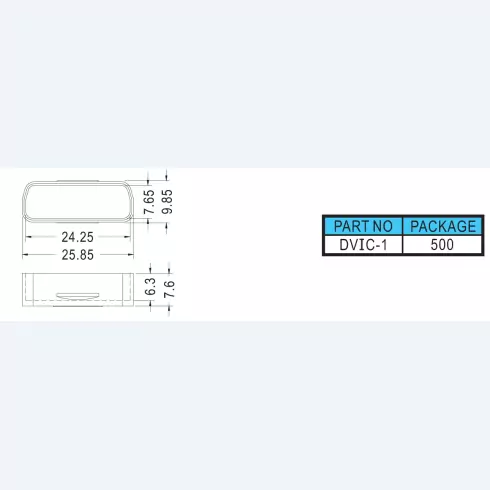 Connector cover DVIC-1