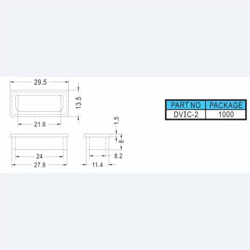 Connector cover DVIC-2