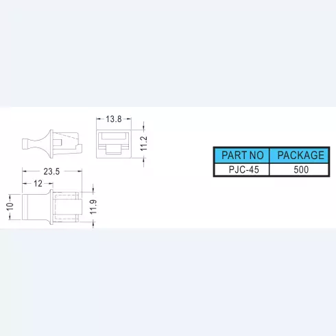 Connector cover PJC-45