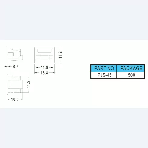 Connector cover PJS-45