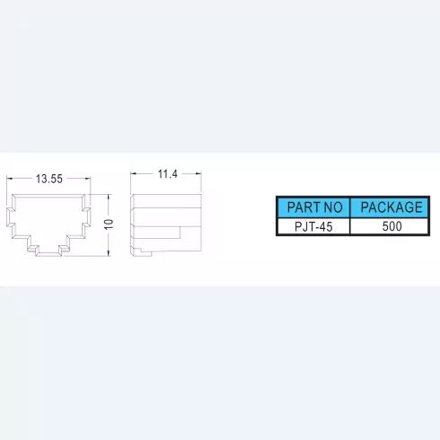 Connector cover PJT-45