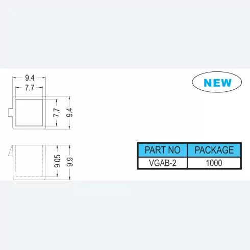 Connector cover VGAB-2
