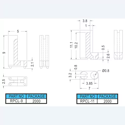 Electric resistance holder RPCL