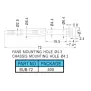 Fan snap rivet BUB-50, BUB-60, BUB-70