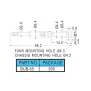 Fan snap rivet BUB-50, BUB-60, BUB-70