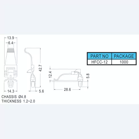 Cable clamp HFCC