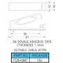 Flat Cable Clamp FCB40M, FCB40MT