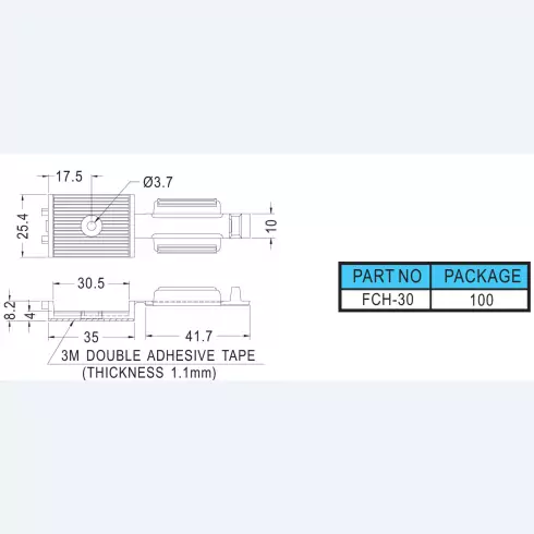 Flat Cable Clamp FCH-30