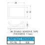 Flat Cable Mount FC-19