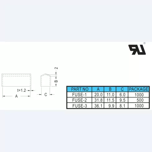 Fuse Cover Fuse-1, Fuse-2, Fuse-3