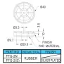 Gold Plated Foot FFG-2, FFG-3A