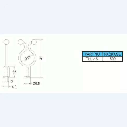 Harness clip standoff THJ