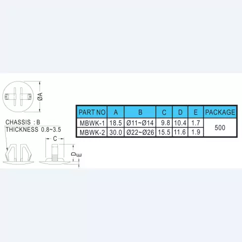 Hole Plugs MBWK