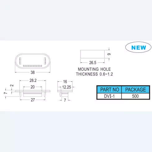 Hole plugs DVI-1