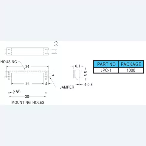 Jumper Housing JPC-1