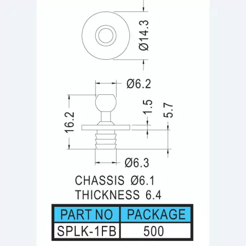 Loudspeaker buckle SPLK-1FB
