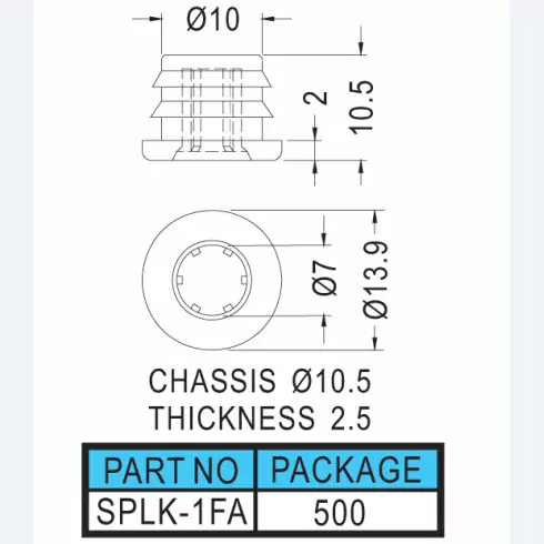 Loudspeaker buckle SPLK-1FB